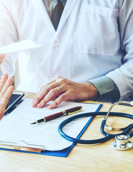 stethoscope on the table